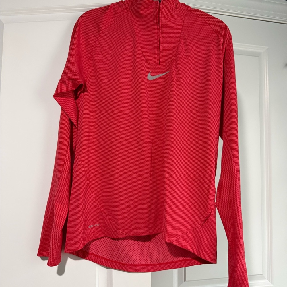Nike Women's Red Hoodie Sweatshirt